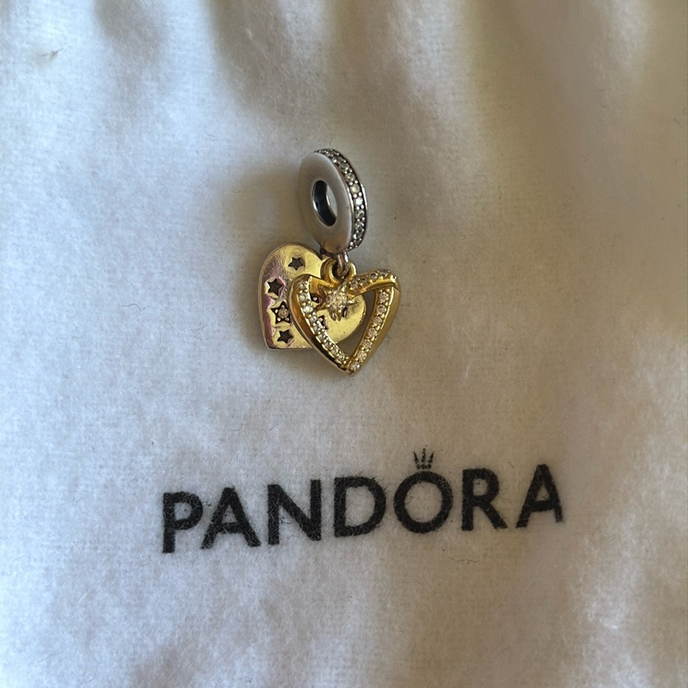 Pandora you are my galaxy heart charm
